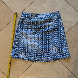 Rip skirt Hawaii Chic Blue Circle Pattern A-Line Skirt